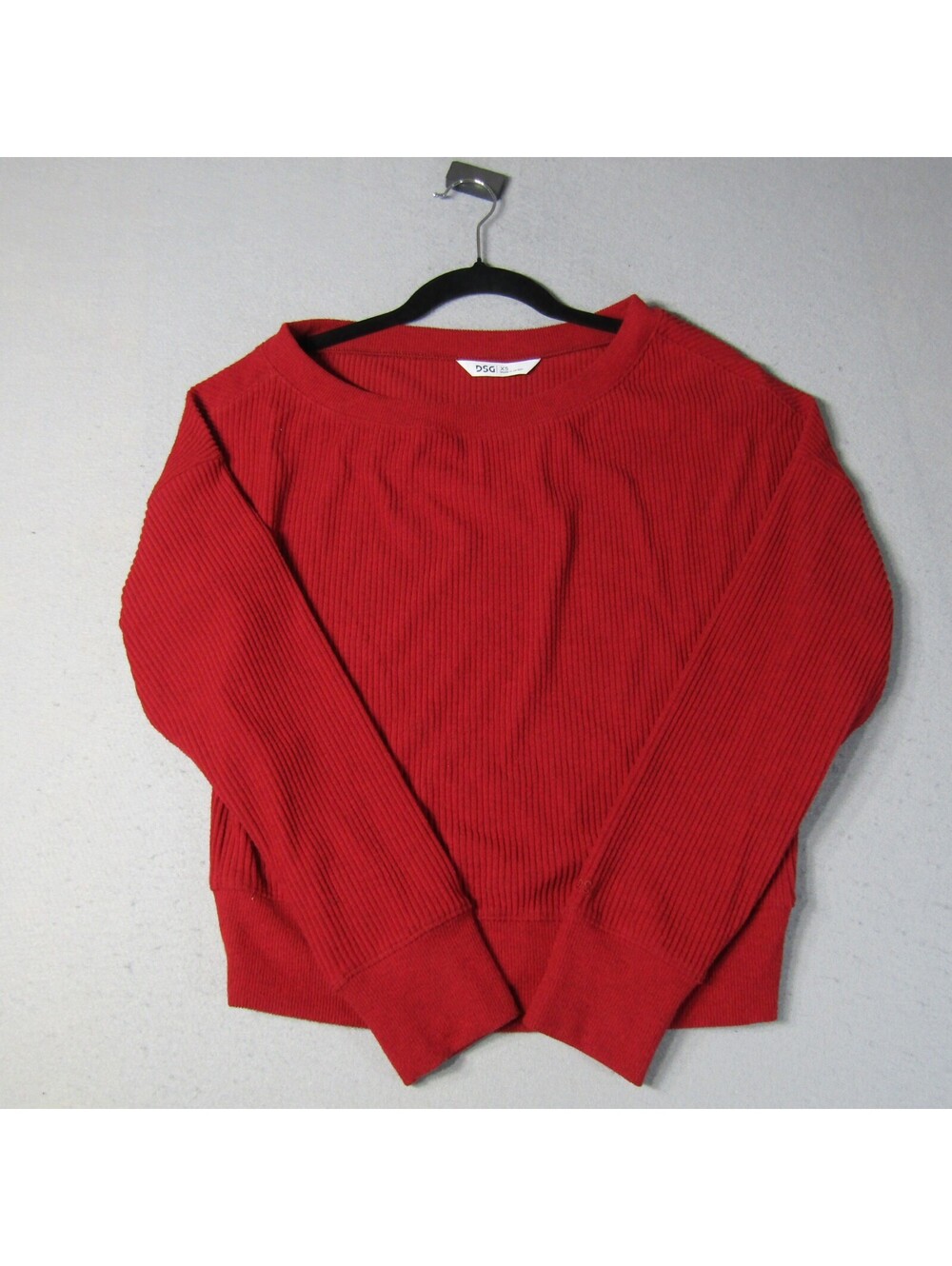 NWT DSG Lush Plush Off The Shoulder Sweater Woman's XS Spiced Red Heather